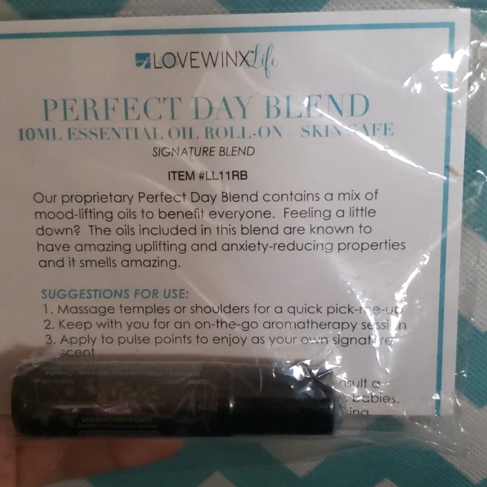 Essential oil roll on